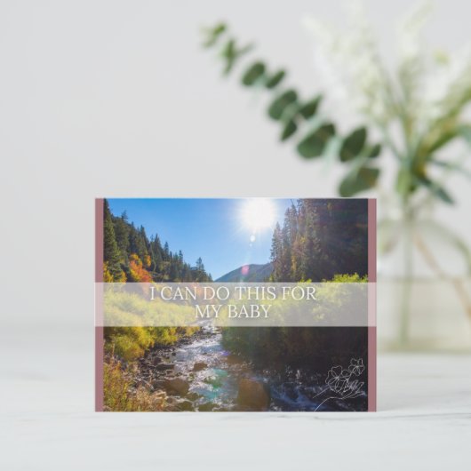 Carte de déclaration de naissance (Debout devant)