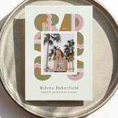 Carte de déclaration de photo de remise de diplôme