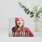 Carte de déclaration de photo de remise des diplôm (Debout devant)