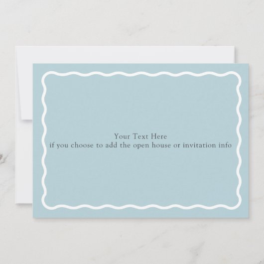 Carte de déclaration de remise de diplôme tendance (Dos)