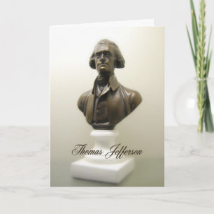 Carte de déclaration d'indépendance Thomas Jeffers