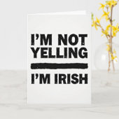 Carte de déclaration irlandaise (Fleur jaune)