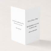 Carte de déclaration personnalisée pour bébé (Outside)