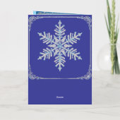 Carte de décoration de Noël (Dos)