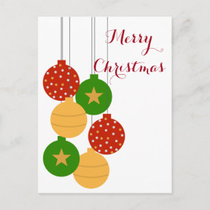 Carte de décoration de Noël