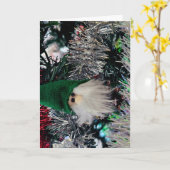 carte de décoration de Noël (Fleur jaune)