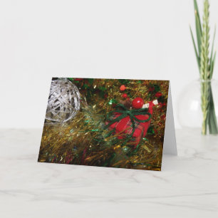 Carte de décoration de Noël
