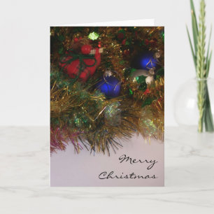 Carte de décoration de Noël