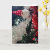 carte de décoration de Noël (Fleur jaune)