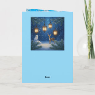 Carte de décoration de Noël