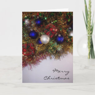 Carte de décoration de Noël