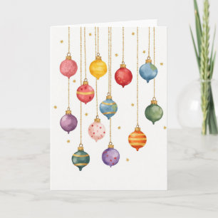 Carte de décoration de Noël mondiale