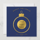 Carte de décoration de Noël pour logo d'entreprise (Devant)