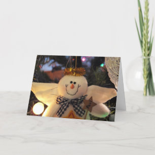 Carte de décorations et d'ornements de Noël