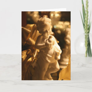 Carte de décorations et d'ornements de Noël