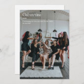 Carte de définition de la Saint-Valentin Galentine (Devant / Derrière)