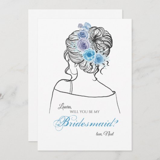 Carte de demande d'aide-mémoire (Devant / Derrière)