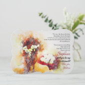 Carte de demande d'aide-mémoire (Debout devant)