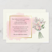 Carte de demande d'aide-mémoire (Devant / Derrière)