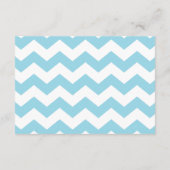 Carte de demande de Baby shower Blue Ready to Pop (Dos)