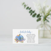 Carte de demande de Baby shower d'automne Whimsica (Debout devant)