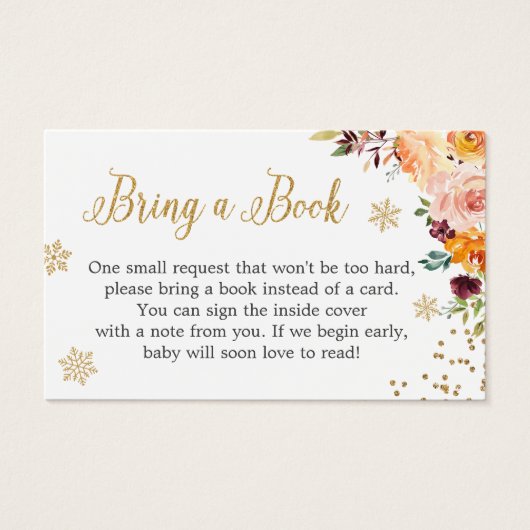 Carte de demande de Baby shower Floral Parties sci (Devant)