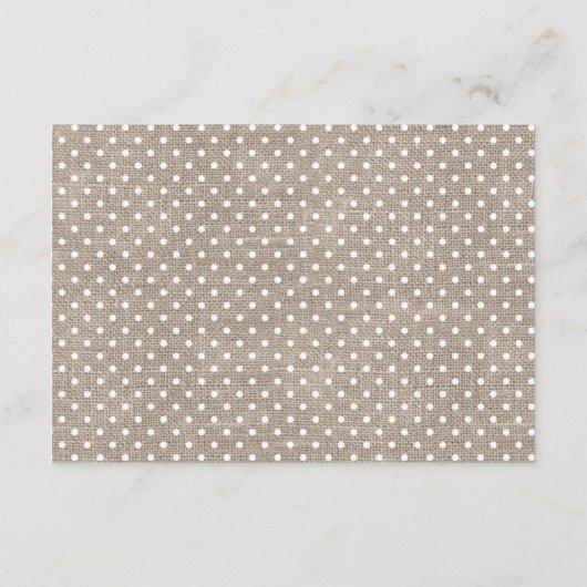 Carte de demande de Baby shower pour les points Co (Dos)