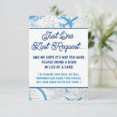 Carte de demande de Baby shower World Await (Debout devant)