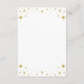 Carte de demande de cadeau d'anniversaire de la pr (Dos)