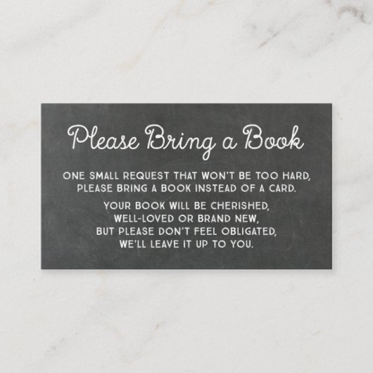 Carte de demande de carnet de baby showers Rustic (Devant)