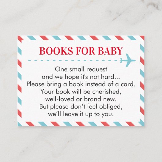 Carte de demande de carnet de voyage d'avion (Devant)