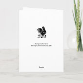 Carte de demande de chemin de Santa (Dos)