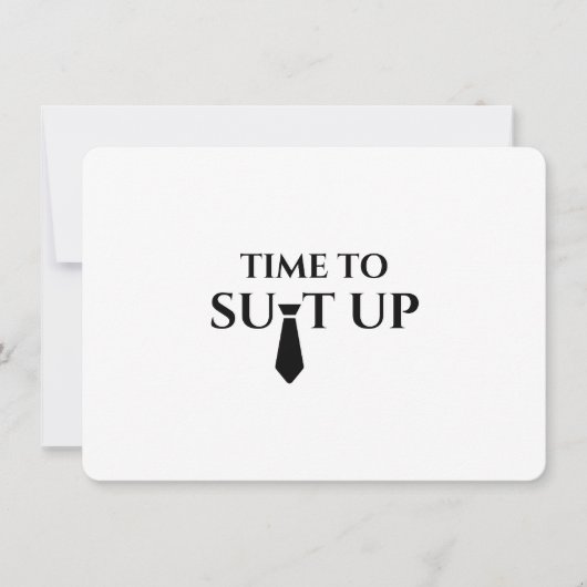 Carte de demande de garçon d'honneur Élégance mode (Devant)