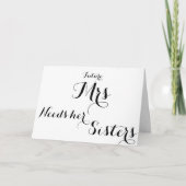 Carte de demande de la femme de ménage (Devant)