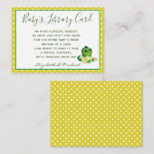 Carte de demande de livre de bibliothèque pour béb (Devant / Derrière)