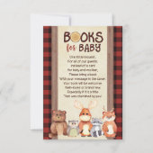 Carte de demande de livre de bois, livres pour béb (Devant)