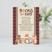 Carte de demande de livre de bois, livres pour béb (Debout devant)