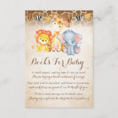 Carte de demande de livre Jungle, Livres éléphants (Devant)