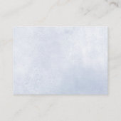 Carte de demande de livre pour Baby Shower garçon  (Dos)