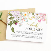 Carte de demande de livres fleur sauvage