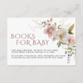 Carte de demande de livres Fleur sauvage rustiques (Devant)