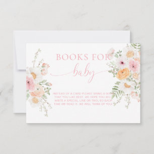Carte de demande de livres floraux Millie pour béb