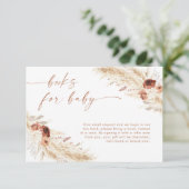 Carte de demande de livres pour bébé | Herbe de Pa (Debout devant)