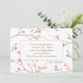 Carte de demande de mariage Printemps Buds (Debout devant)