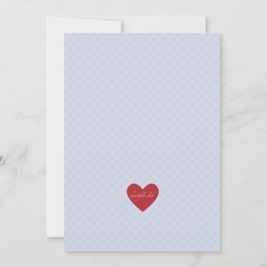 Carte de Demande de Page Boy (Dos)