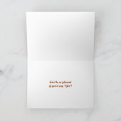 Carte de demande de porte-bague sauterelle orange (Intérieur)