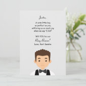 Carte de demande de porteur d'anneau (Debout devant)