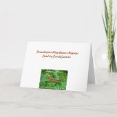 Carte de demande de porteur d'anneau de sauterelle (Dos)