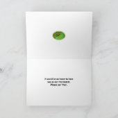 Carte de demande de porteur de bague Yellow Jacket (Intérieur)