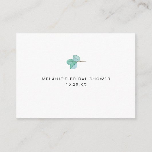 Carte de demande de recette de mariage succulente (Dos)